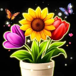 Значок Flower Matching Game